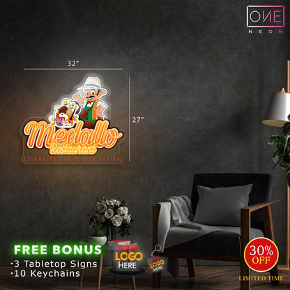 Medallo Restaurant | Led Neon Sign