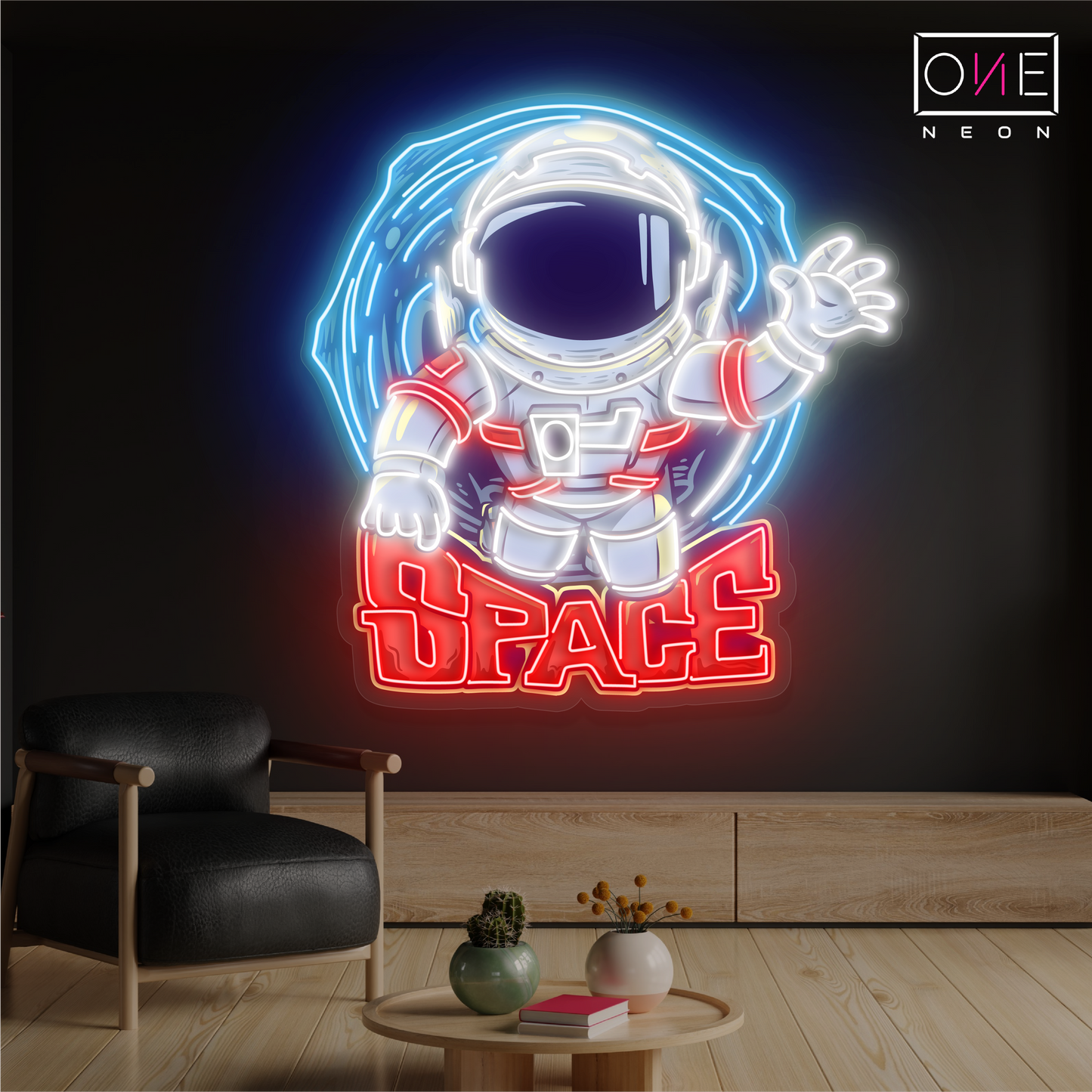 Space Voyager Artwork Led Neon Sign