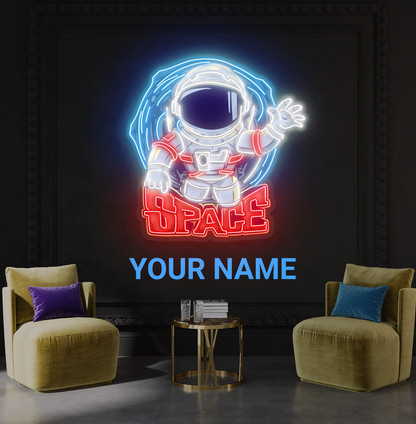 Space Voyager Artwork Led Neon Sign