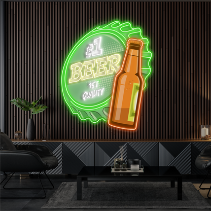 Top Brew Artwork Led Neon Sign