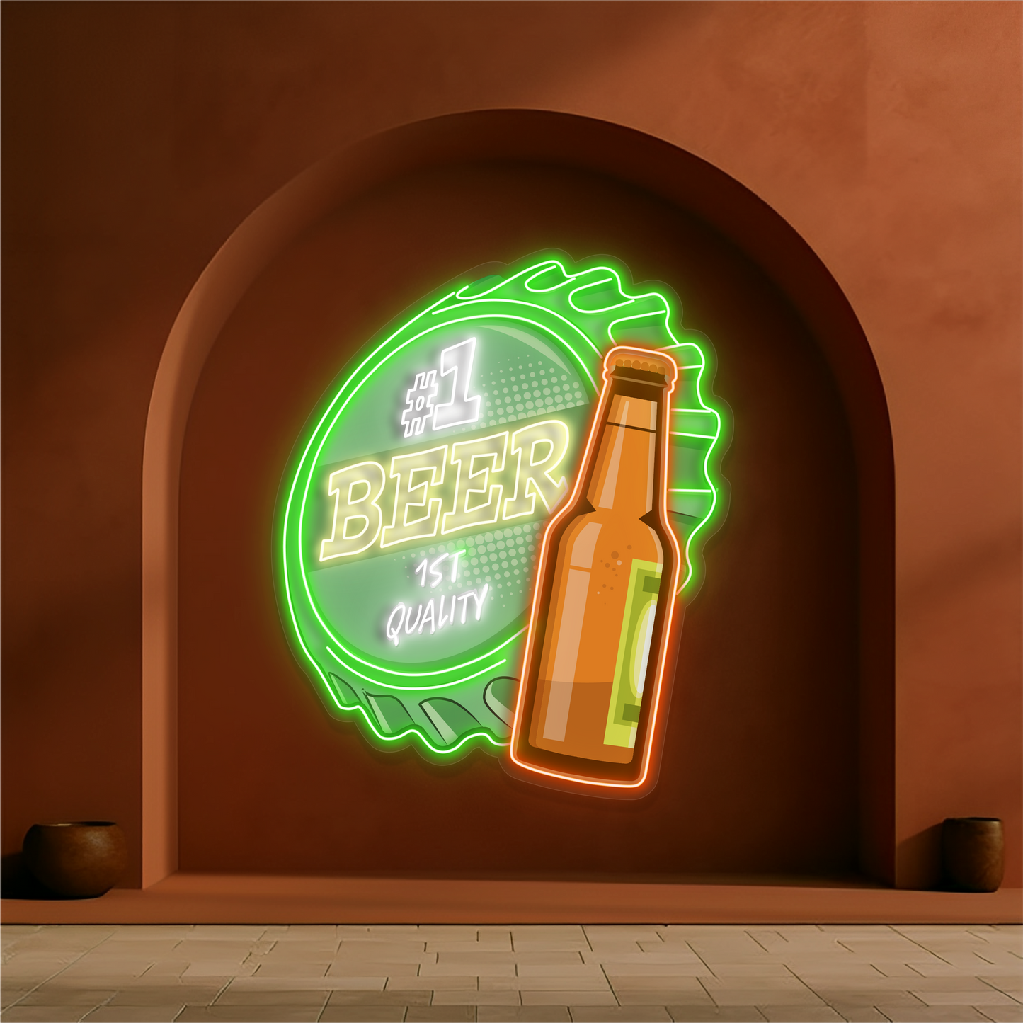 Top Brew Artwork Led Neon Sign