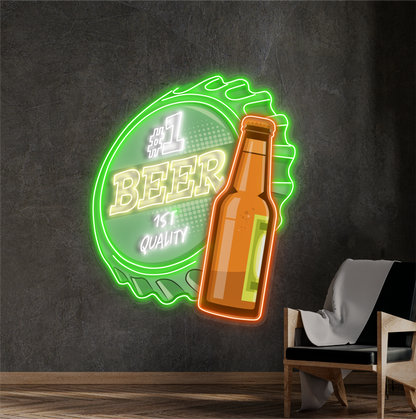 Top Brew Artwork Led Neon Sign