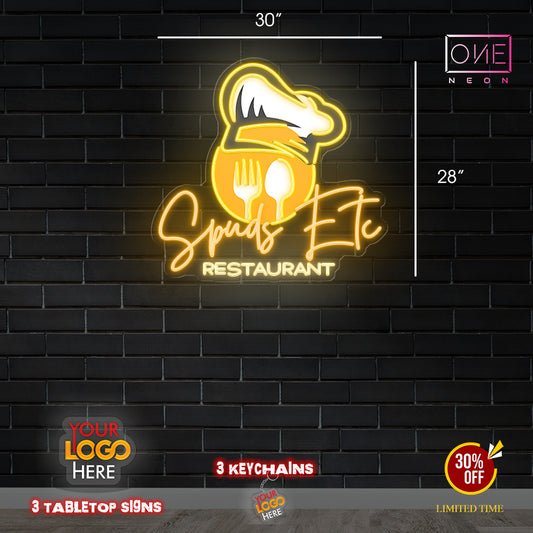 Spuds etc Restaurant| Led Neon Sign