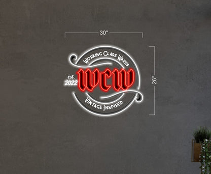 GILMORE + WCW | LED Neon Sign (2 signs)