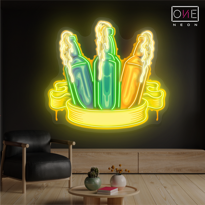 Triple Chill Artwork Led Neon Sign