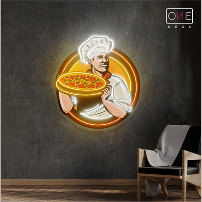 Master Chef’s Pizza Artwork Led Neon Sign