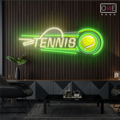 Tennis Power Artwork Led Neon Sign