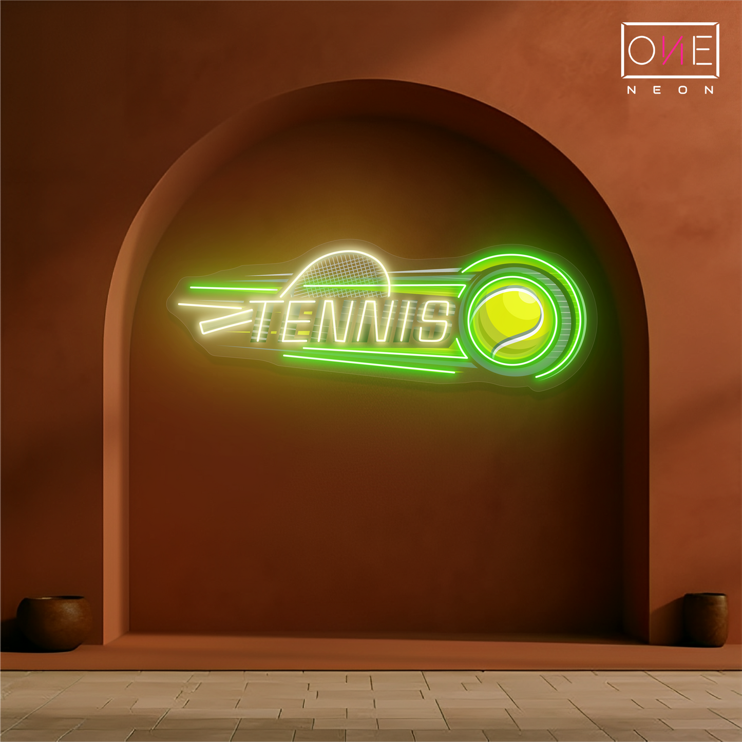 Tennis Power Artwork Led Neon Sign