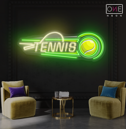 Tennis Power Artwork Led Neon Sign