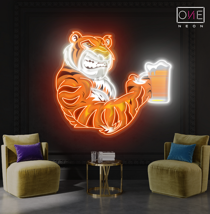 Tiger Beer Artwork Led Neon Sign