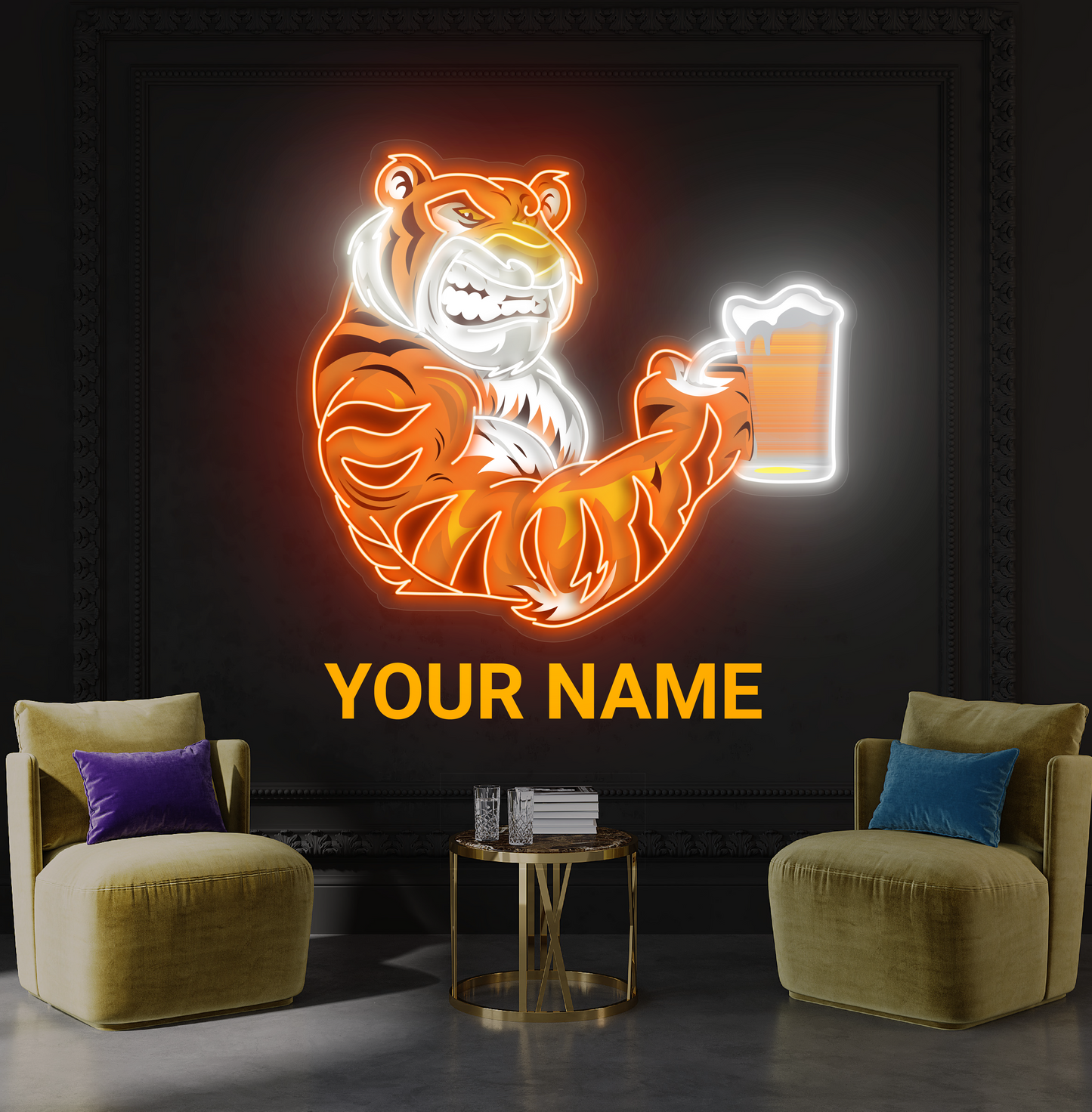 Tiger Beer Artwork Led Neon Sign