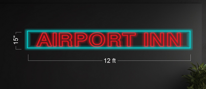 AIRPORT INN | LED Neon Sign (waterproof)