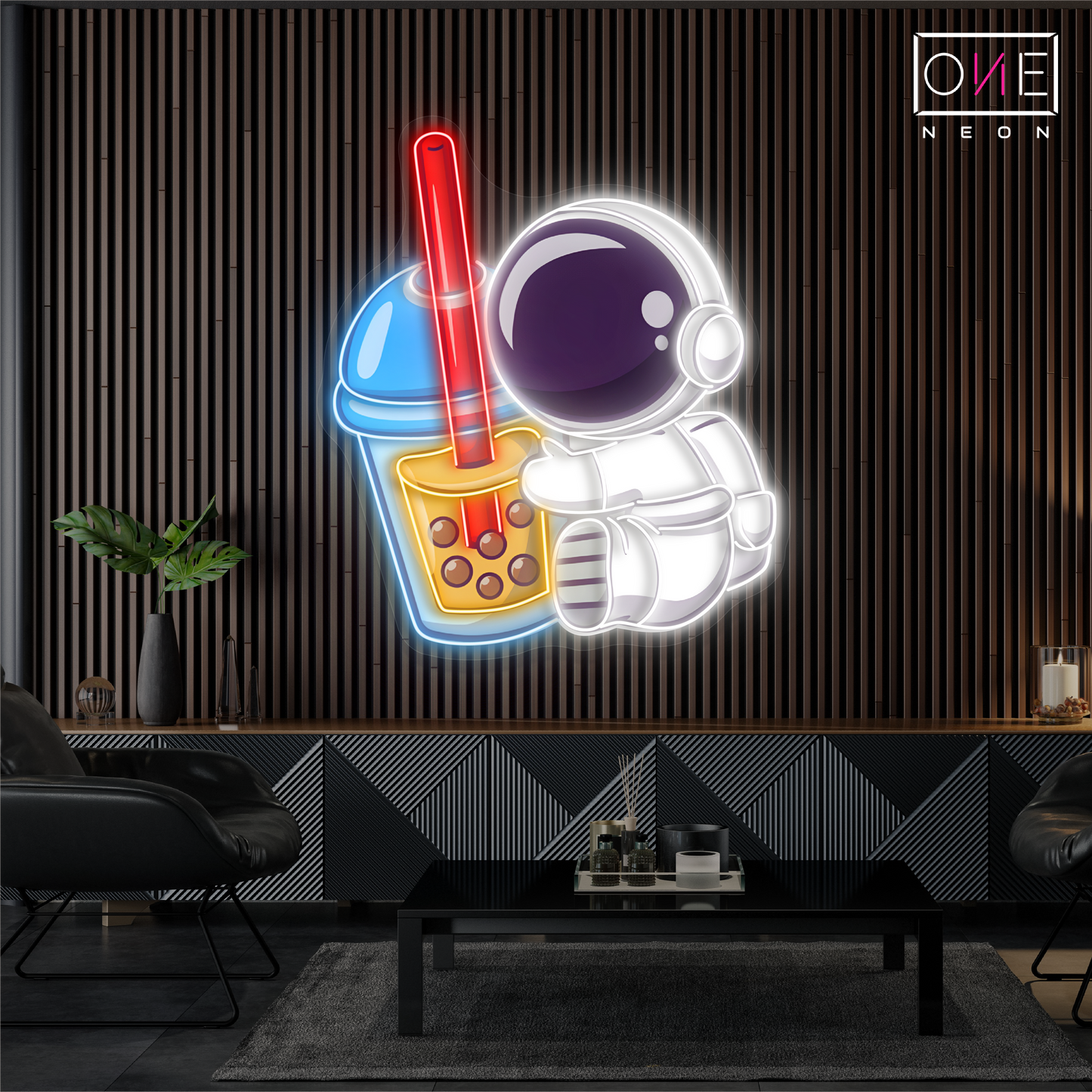 Boba Astronaut Artwork Led Neon Sign