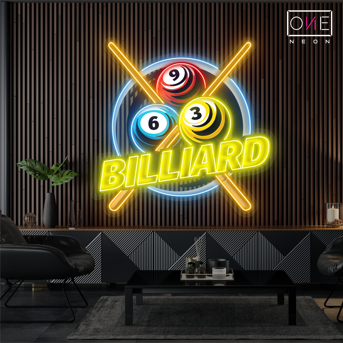 Billiard Artwork Led Neon Sign