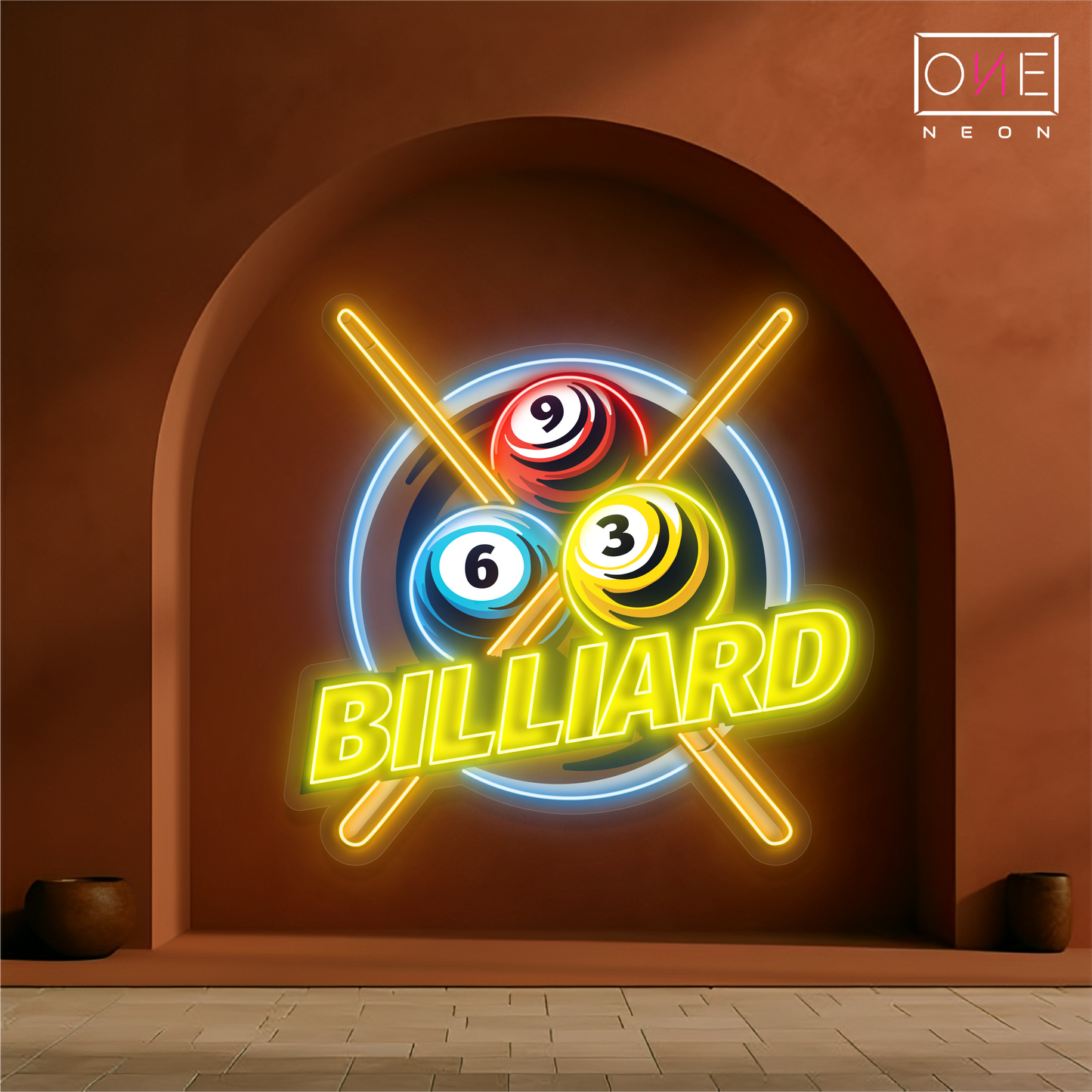 Billiard Artwork Led Neon Sign