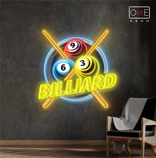 Billiard Artwork Led Neon Sign