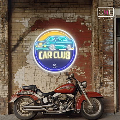 Car Club Artwork Led Neon Sign