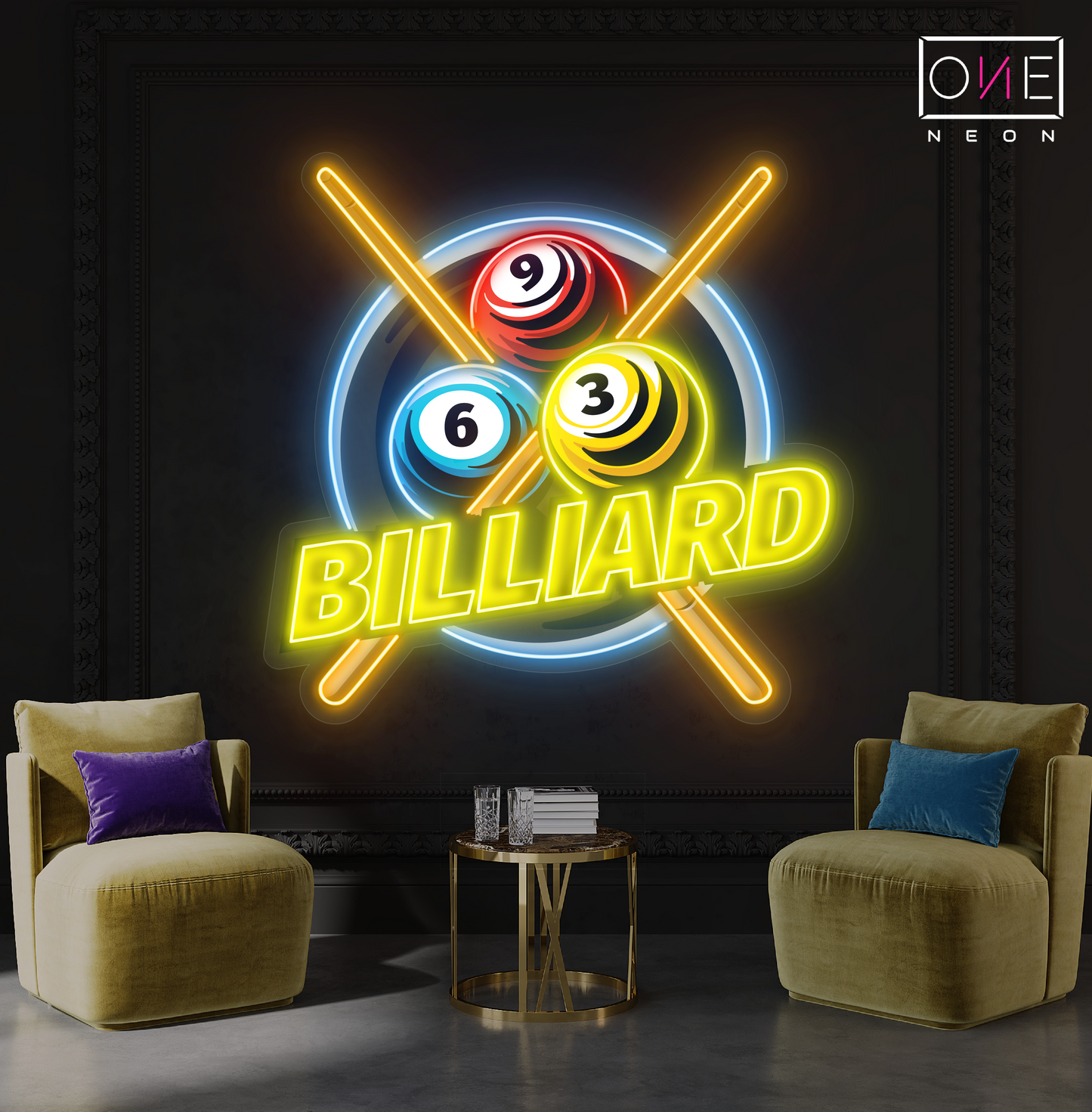 Billiard Artwork Led Neon Sign