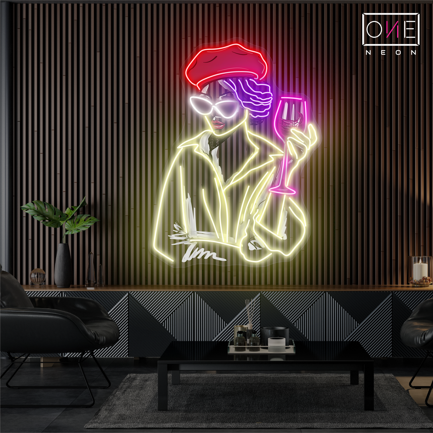 Chic Sips Artwork Led Neon Sign