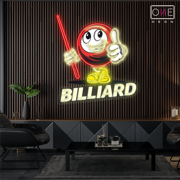 Billiard Buddy Artwork Led Neon Sign