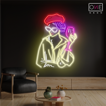 Chic Sips Artwork Led Neon Sign