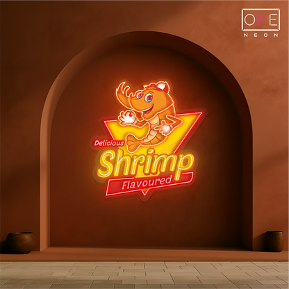 Delicious Shrimp Flavoured Artwork Led Neon Sign