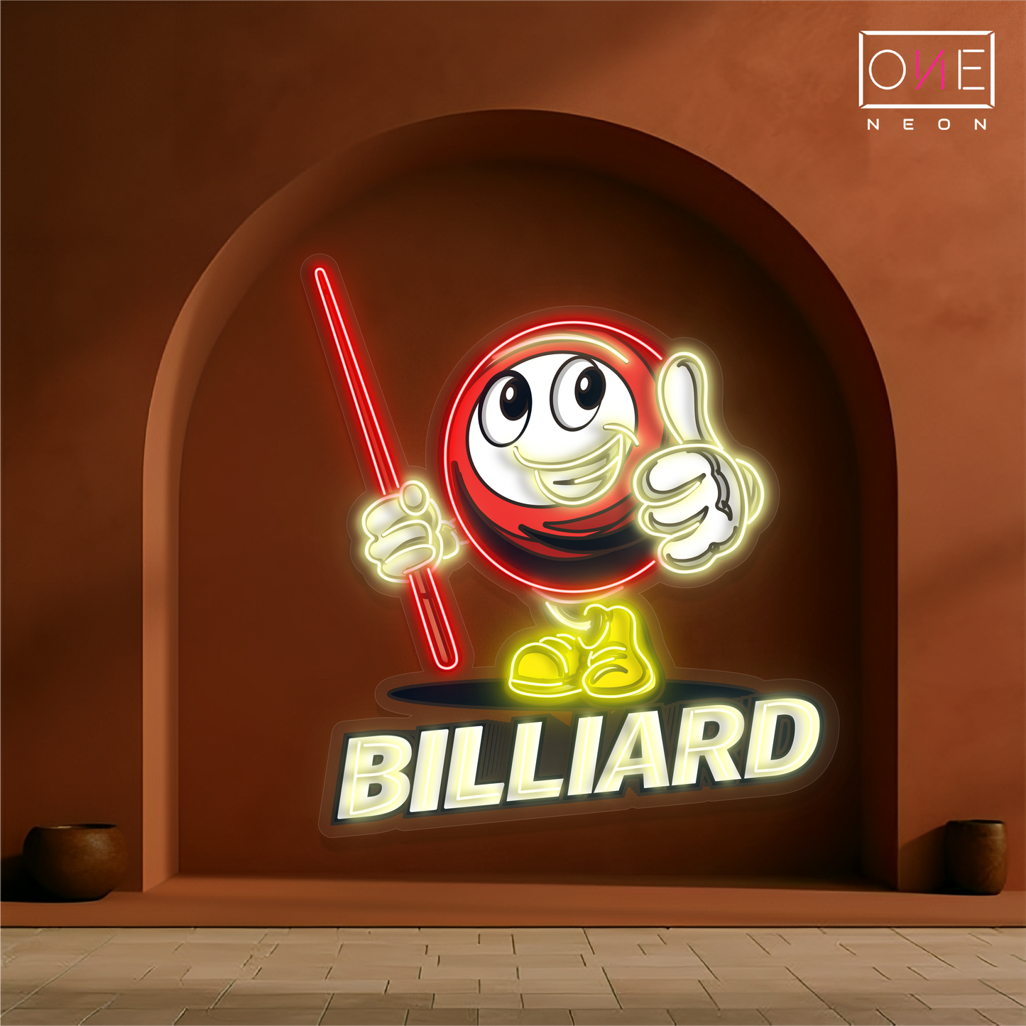 Billiard Buddy Artwork Led Neon Sign