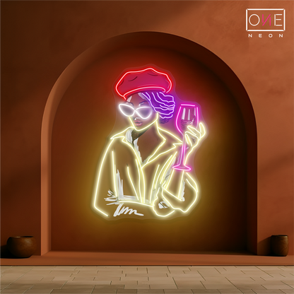 Chic Sips Artwork Led Neon Sign