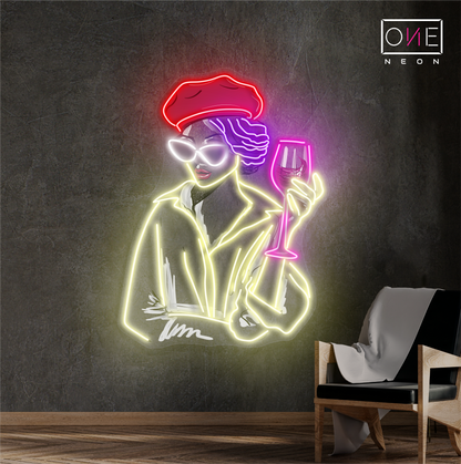 Chic Sips Artwork Led Neon Sign