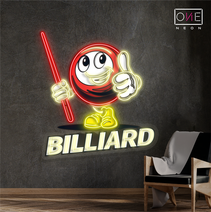 Billiard Buddy Artwork Led Neon Sign