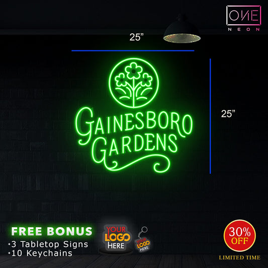 Gainesboro gardens | Led Neon Sign