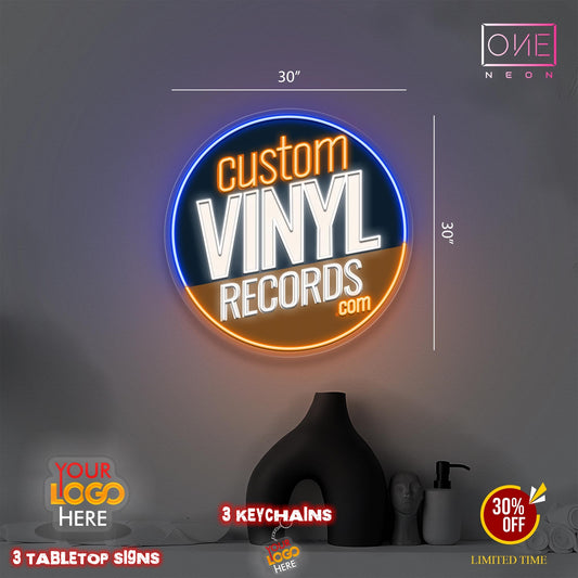 Custom VINYL RECORD  | Led Neon Sign