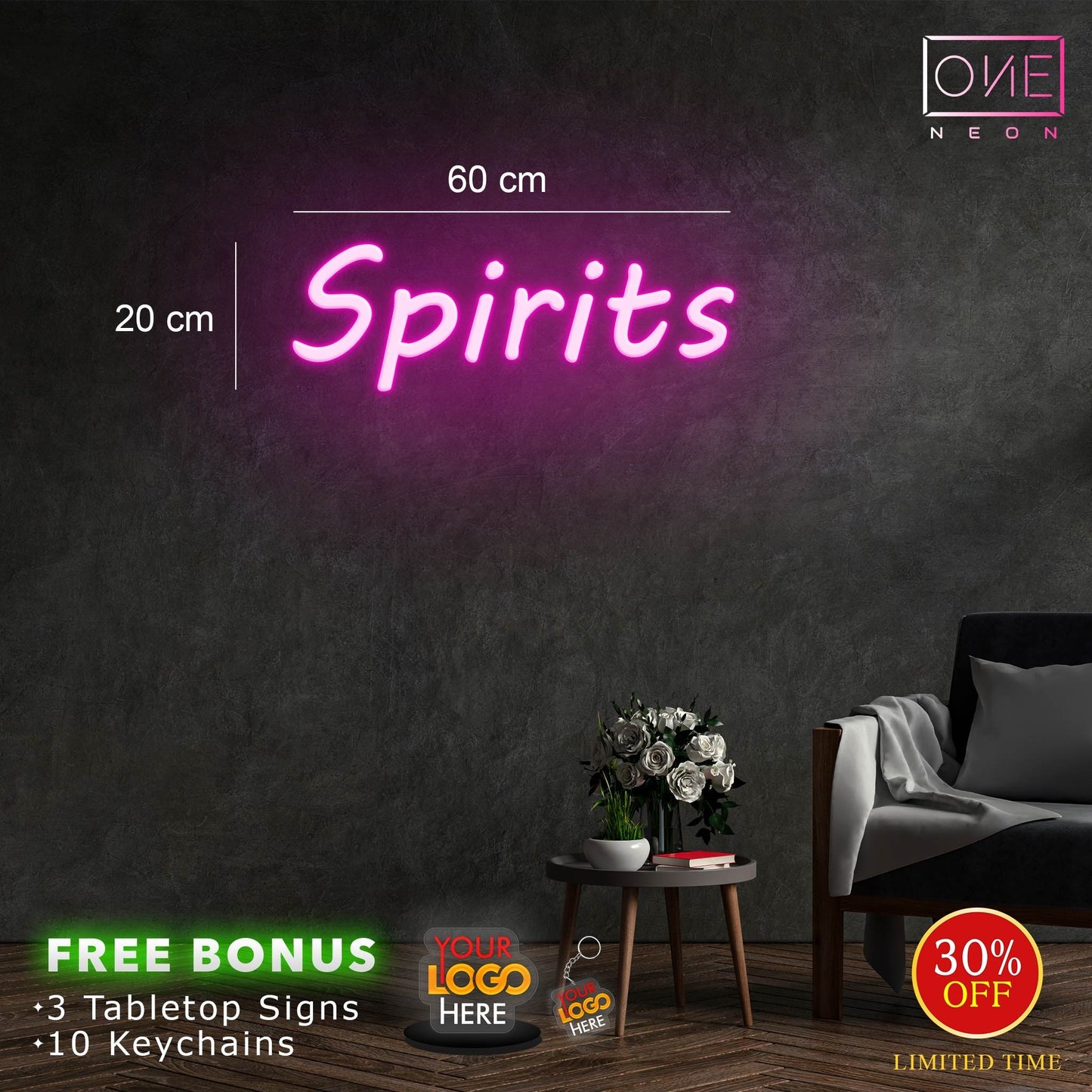 Spirits Pool Music Party | Led Neon Sign