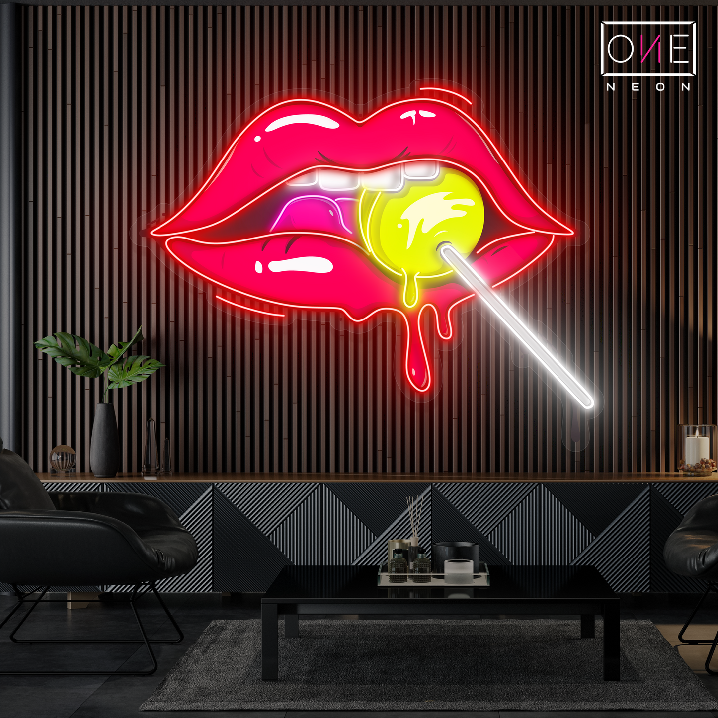 Sweet Temptation Artwork Led Neon Sign