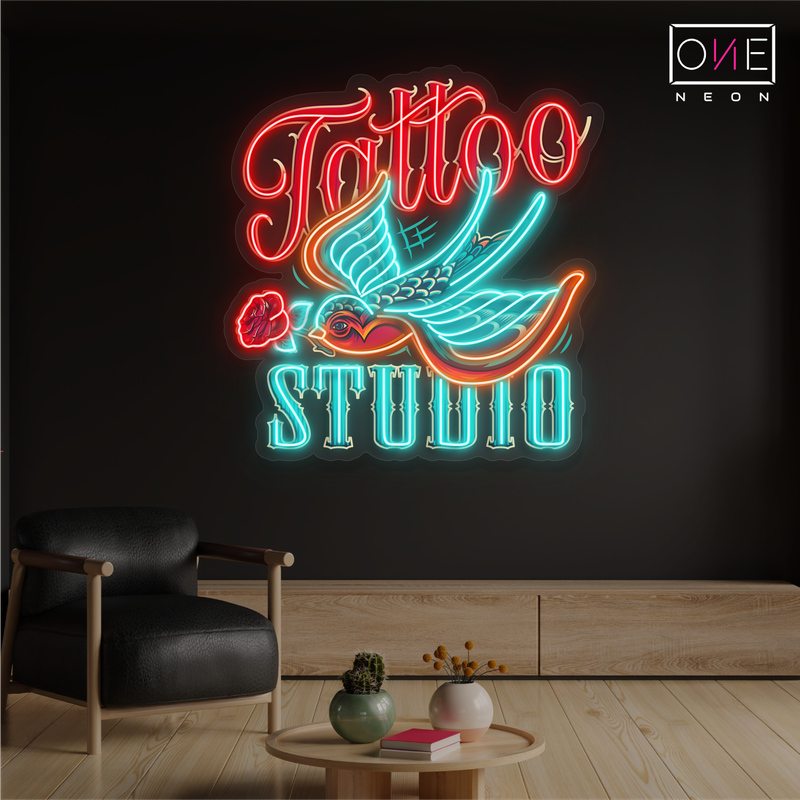 Tattoo Studio Artwork Led Neon Sign