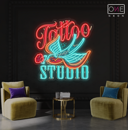 Tattoo Studio Artwork Led Neon Sign