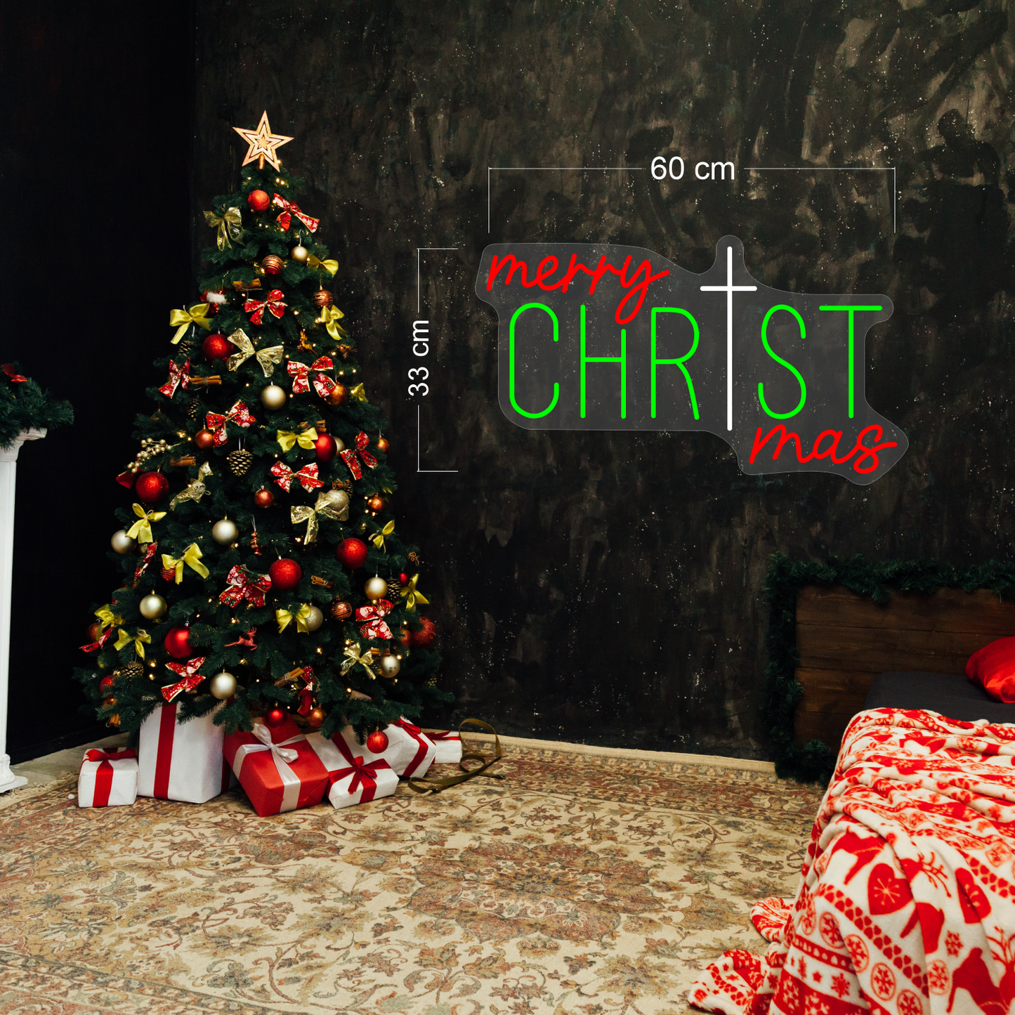 Merry Christmas LED Neon Sign