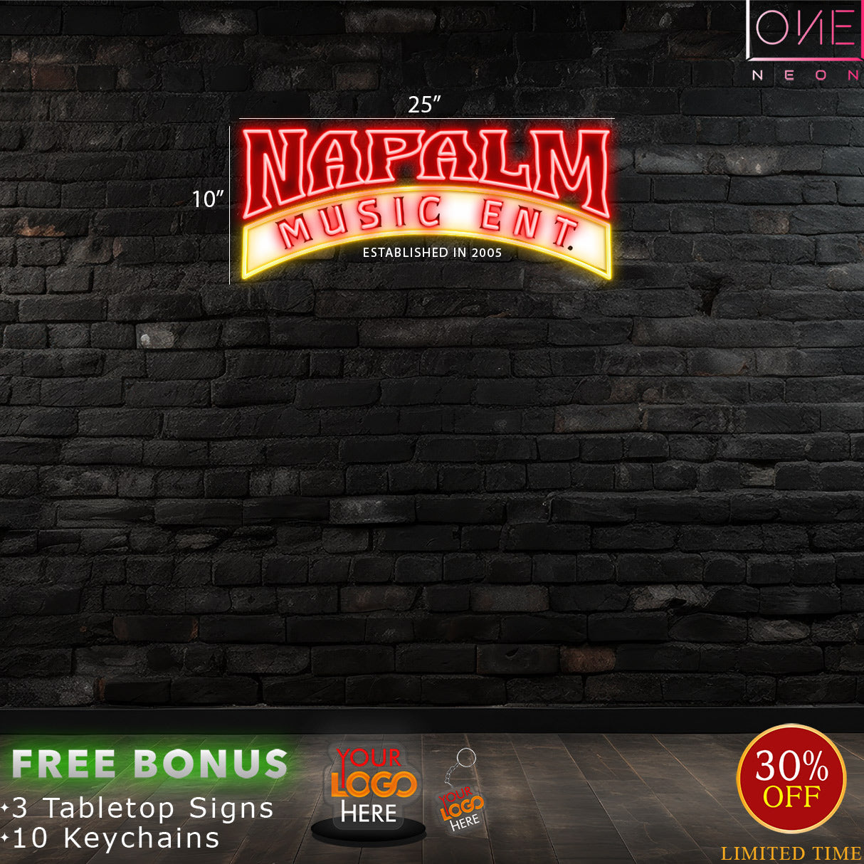 NAPALM | Led Neon Sign