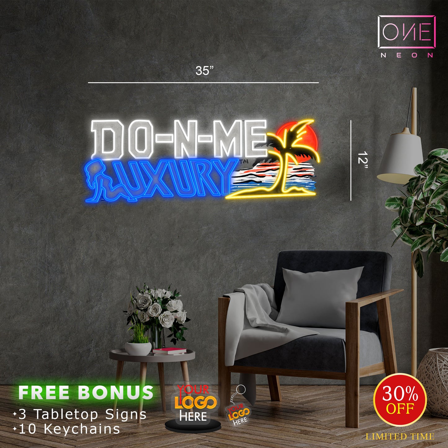DO-N-ME LUXURY| Led Neon Sign