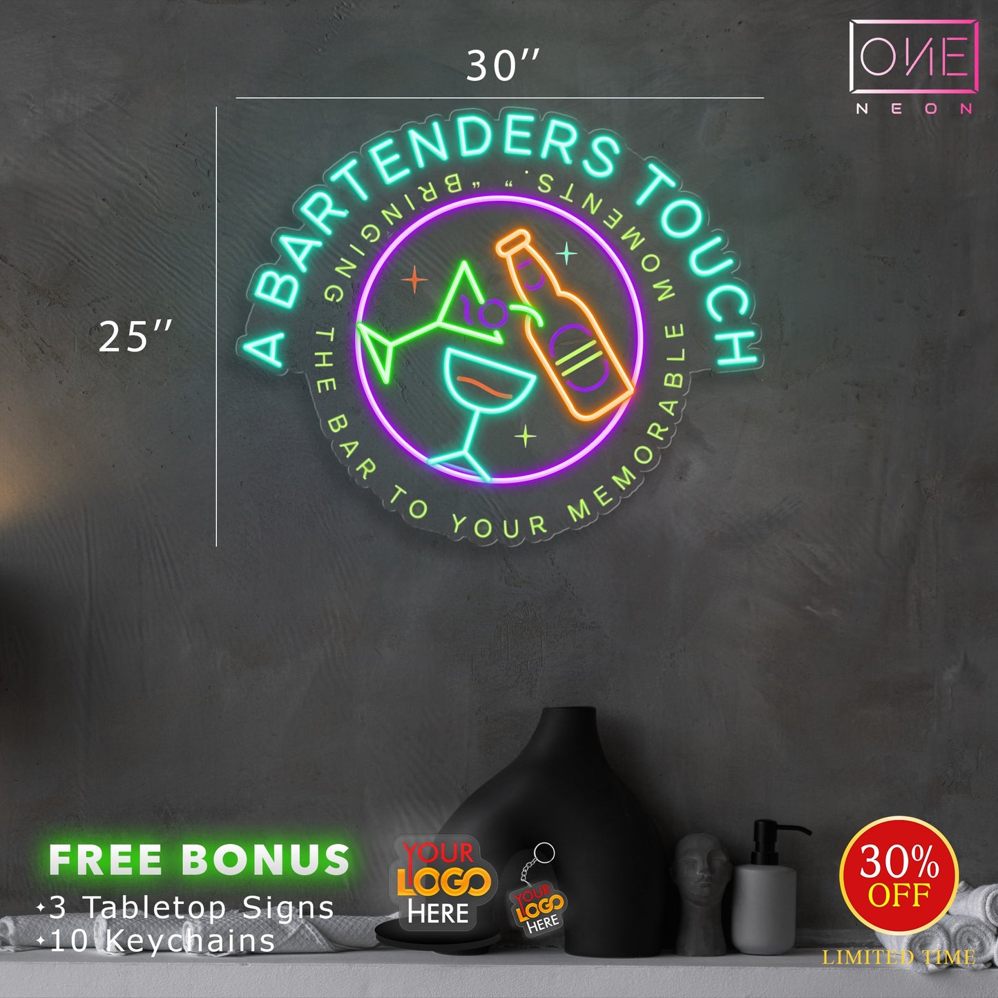 A BARTENDERS TOUCH | LED Neon Sign