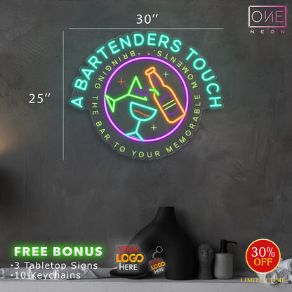 A BARTENDERS TOUCH | LED Neon Sign
