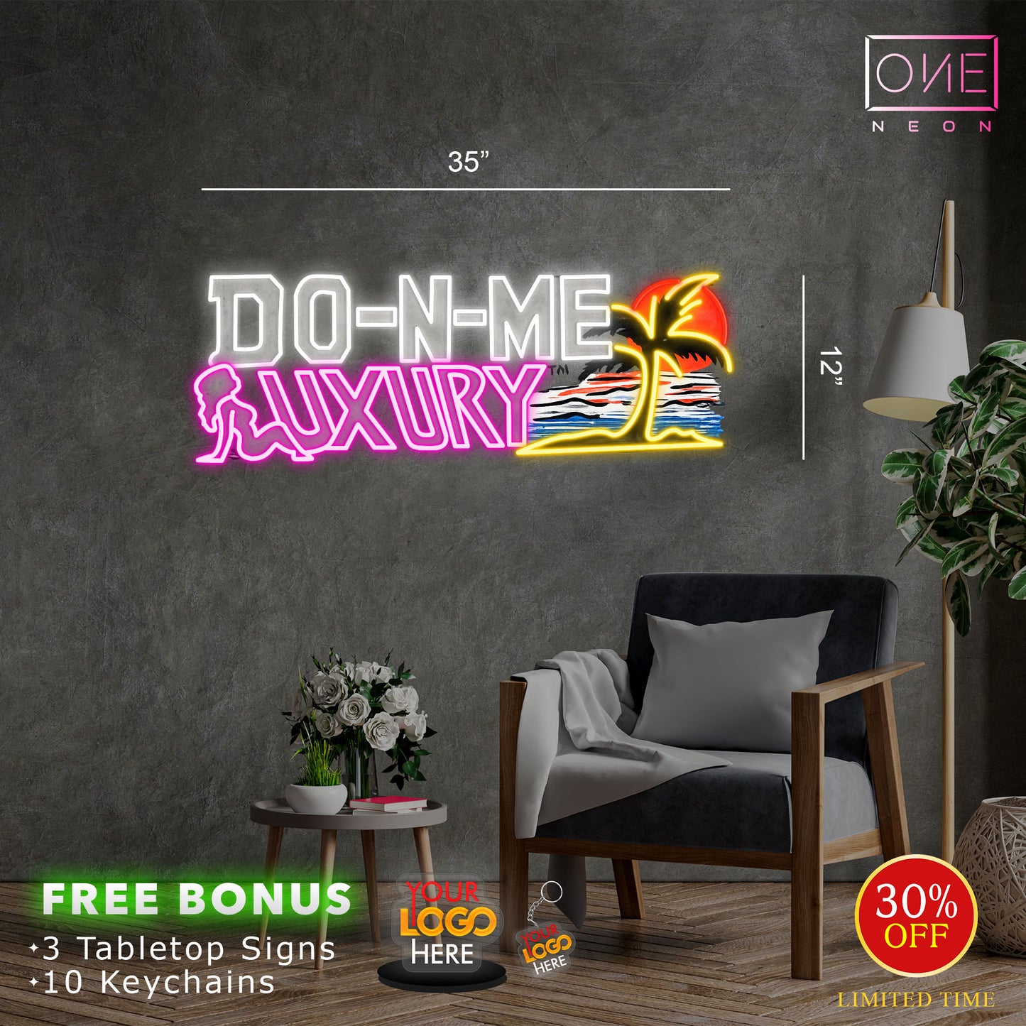 DO-N-ME LUXURY| Led Neon Sign