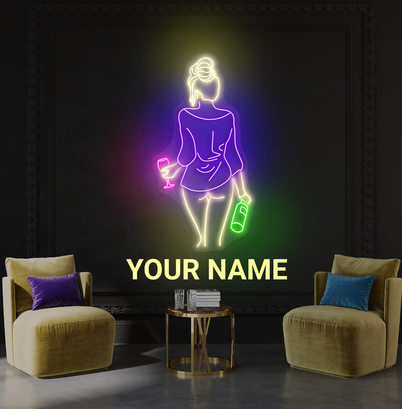 Elegant Night Out Artwork Led Neon Sign