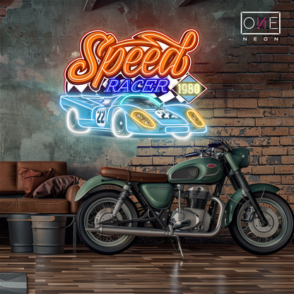 Speed Racer Artwork Led Neon Sign