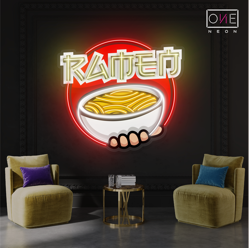 Ramen Bowl Artwork Led Neon Sign