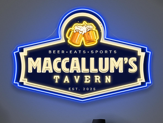 MACCALLUM'S | LED Neon Sign