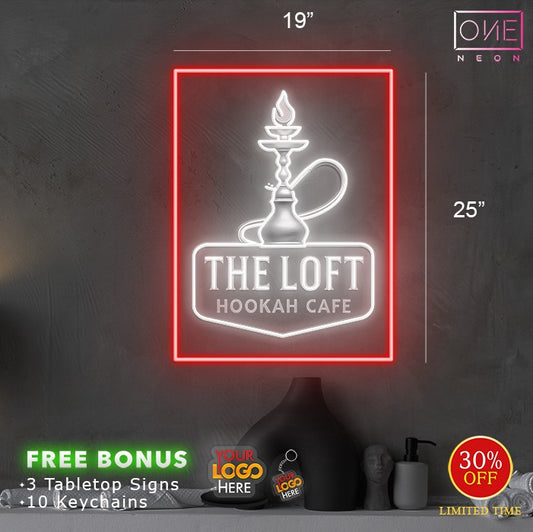 THE LOFT HOOKAH CAFE | Led Neon Sign