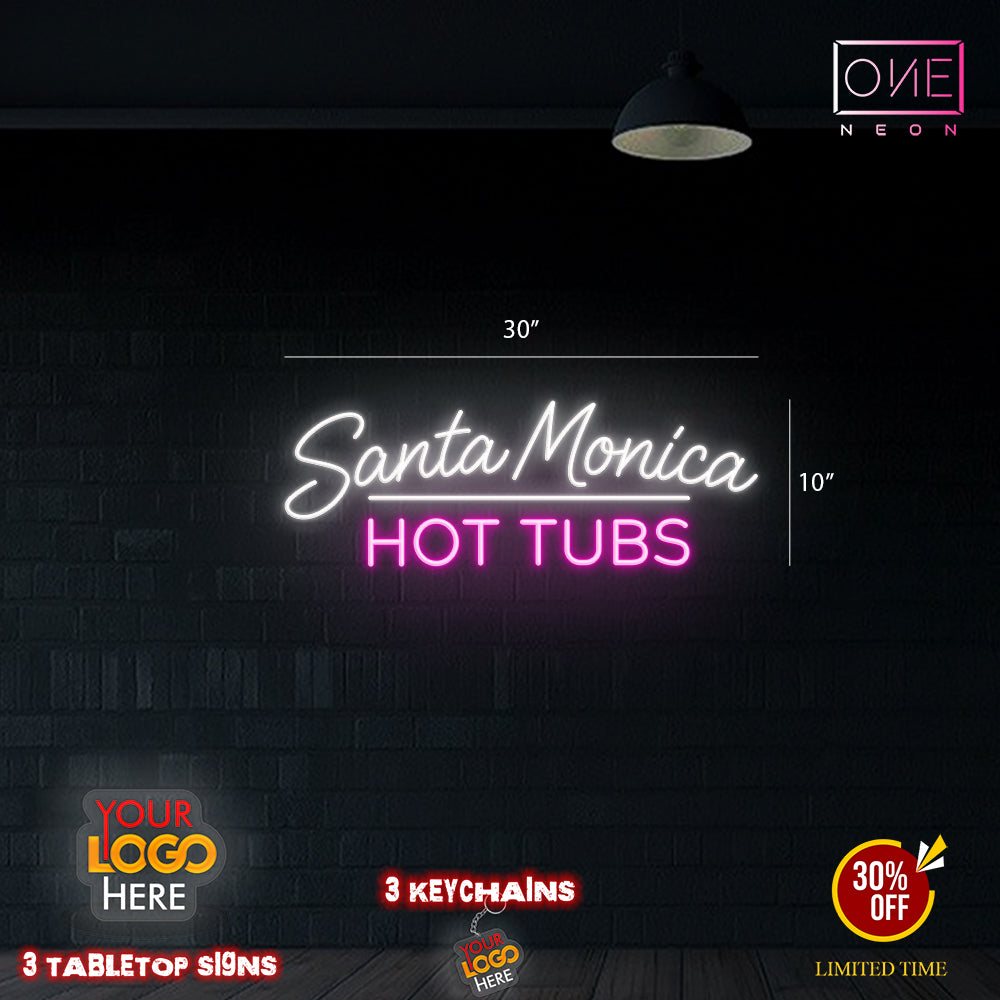 SANTA MONICA | LED Neon Sign