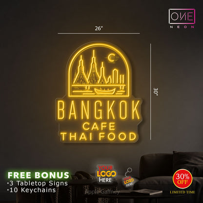 BANGKOK CAFE THAI FOOD | LED Neon Sign