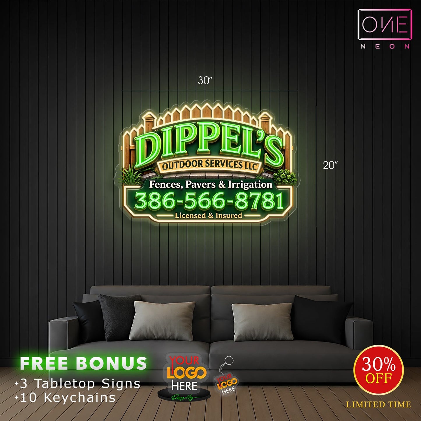 DIPPELS | LED Neon Sign